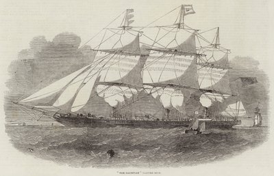The Gauntlet Clipper Ship by Edwin Weedon